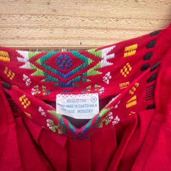 Vintage 1970s Hand Made Guatemala Dress - Picture 5 of 13